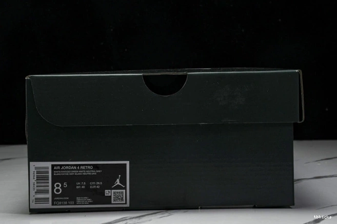 Reps TB Jordan 4 FQ8138-103 Green Oxidized Air 0713
